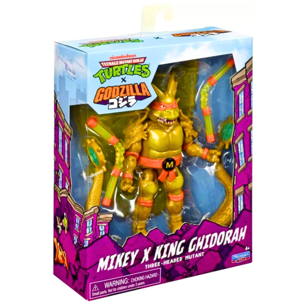 Teenage Mutant Ninja Turtles Mikey x Godzilla Action Figur